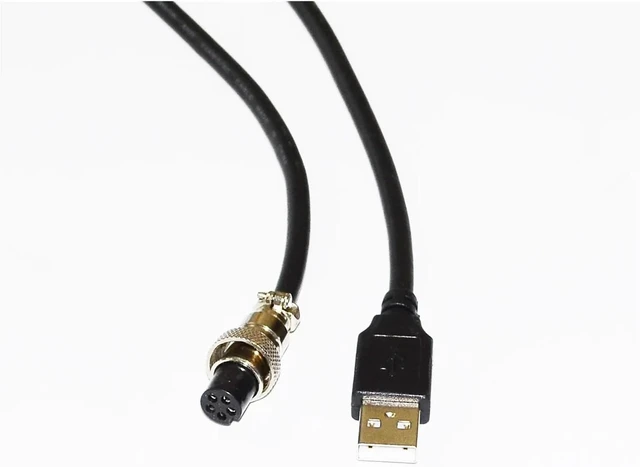 Alt view image 5 of 6 - USB to 5-PIN FMALE Adapter EX Gear Replacement Cable for FIGHTSTICKS MAD CATZ TE2 / + LINE of Tournament Fight Sticks(1.0m)