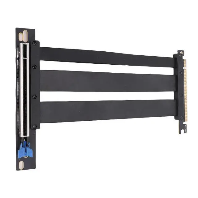 Alt view image 5 of 7 - Dpofirs Enhanced Design High Performance PCIe 5.0 X16 GPU Extension Cable for Water Cooling Systems, Black