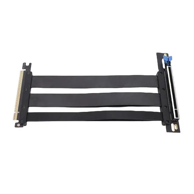 Alt view image 6 of 7 - Dpofirs Enhanced Design High Performance PCIe 5.0 X16 GPU Extension Cable for Water Cooling Systems, Black