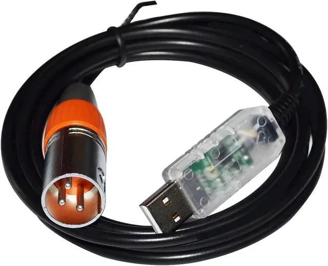 Alt view image 4 of 5 - F&T>D*I FT232RL USB to XLR 3PIN Male Converter RS485 Serial Cable for XTA Audio Processor Communication to PC I/O K2-ADE Adapter(3m,Color D)