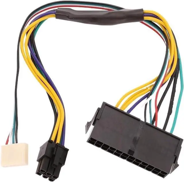 Main image of KUNSR ATX 24pin to Motherboard 2-Port 6pin Adapter Power Supply 18AWG Cable for Z220 Z230 SFF Mainboard Server Workstation Newest