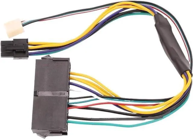 Alt view image 4 of 6 - KUNSR ATX 24pin to Motherboard 2-Port 6pin Adapter Power Supply 18AWG Cable for Z220 Z230 SFF Mainboard Server Workstation Newest