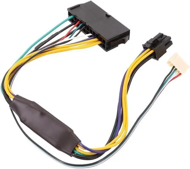 Alt view image 2 of 6 - KUNSR ATX 24pin to Motherboard 2-Port 6pin Adapter Power Supply 18AWG Cable for Z220 Z230 SFF Mainboard Server Workstation Newest