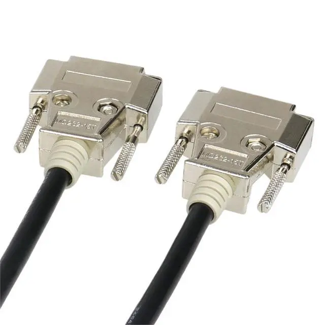 Alt view image 4 of 4 - DB15 Cable DB 15 Pin Two Rows Connectors DB15 Data Cable Male to Male Male to Female Female to Female 1.5m 2m 3m 5m 8m 26AWG(5M,Male to Female)