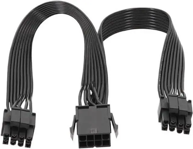 Main image of KUNSR 8Pin Female 2 CPU 8PINs Converter Adapter Support for Computer Mainboard