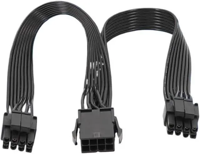 Alt view image 2 of 5 - KUNSR 8Pin Female 2 CPU 8PINs Converter Adapter Support for Computer Mainboard