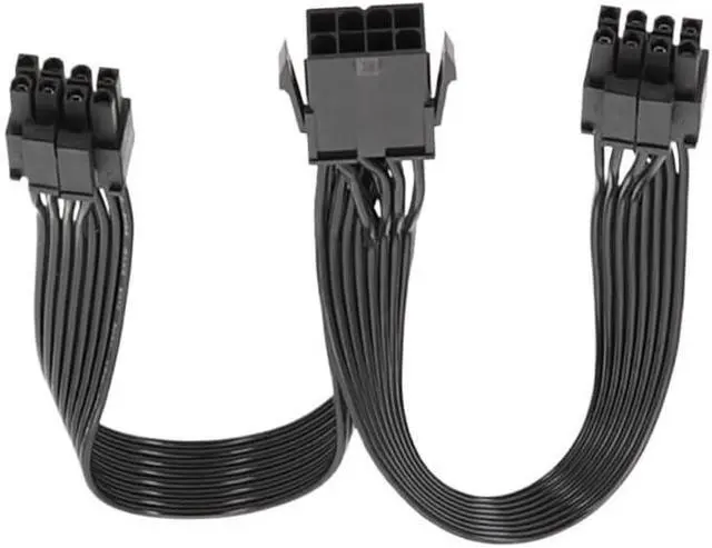 Alt view image 4 of 5 - KUNSR 8Pin Female 2 CPU 8PINs Converter Adapter Support for Computer Mainboard