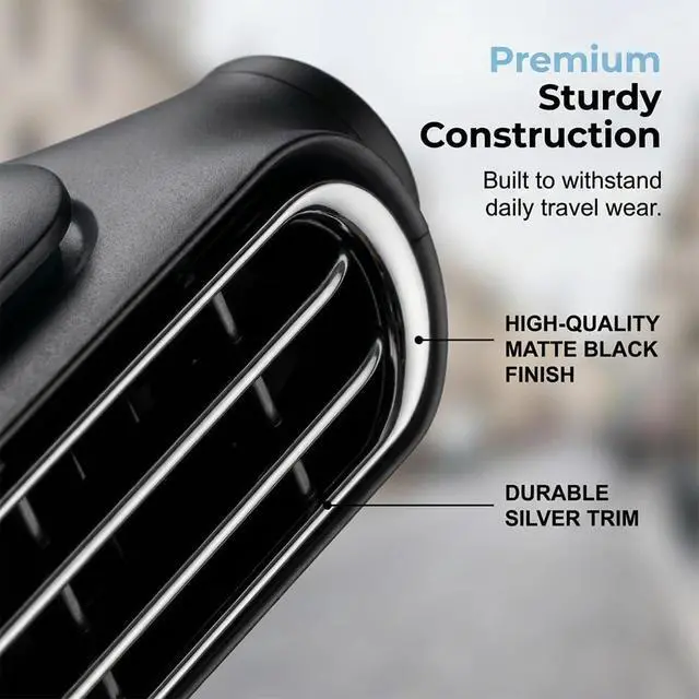 Alt view image 5 of 5 - Car Seat Fan For for Driver & Back Passengers,2026 Invisible Car Headrest Cooling Fan,3-Speed Adjustable USB Portable Backseat Fan For Kids Baby,For Most Vehicle Jeep Van RV Truck
