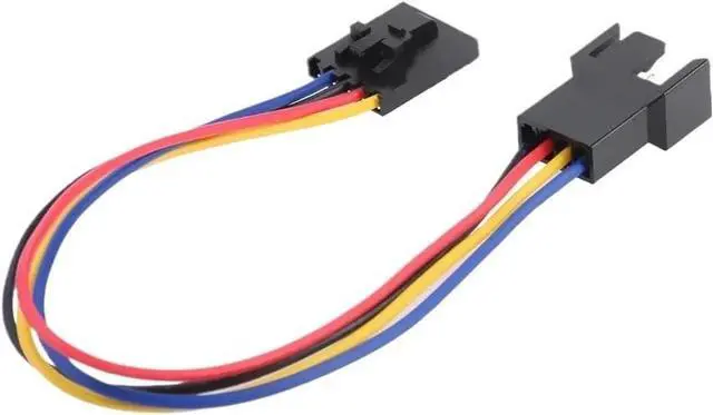 Alt view image 4 of 6 - KUNSR 5Pin to 4Pin Fan Connector Adapter Converter Extension Cable Wire(2PCS)