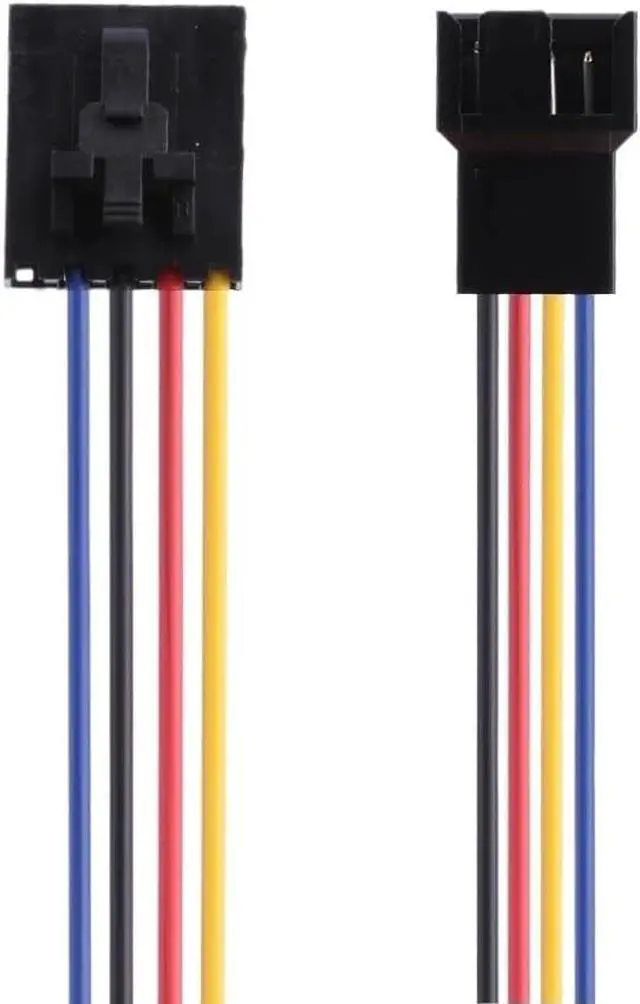 Alt view image 5 of 6 - KUNSR 5Pin to 4Pin Fan Connector Adapter Converter Extension Cable Wire(2PCS)