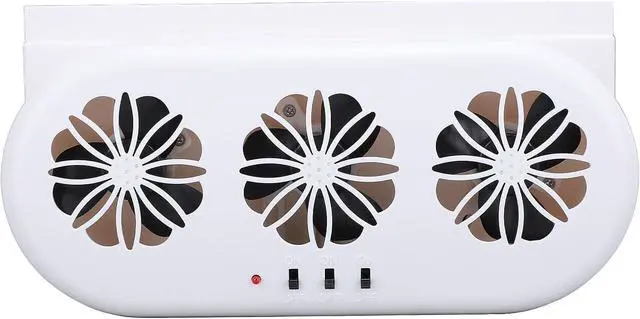 Main image of Car Air Vent Cooling Fan, USB Plug for Quick Cooling and Smoke Purification in SUV, 3 Outlet ABS Design, Size