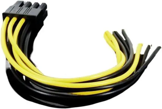 Alt view image 4 of 6 - KUNSR Male to 4Pin Female Video Card Power Cord 8 Pin PCI to 4 Pin Graphics Card Power Cable