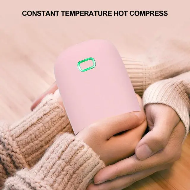 Alt view image 6 of 7 - Mini Portable USB Charging Double - Sided Thermostatic Electric Hand Warmer, Rechargeable Hand Heater with 4 - Hour Warmth for Office Home Outdoor Use