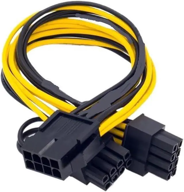 Main image of KUNSR 1-10 pcsEPS CPU 12V 8 Pin to 8 (6+2) Pin PCIE Adapter Power Supply Cable 20cm Can Be Customized(5 Pcs)