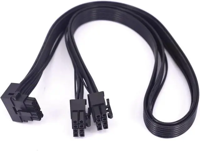 Alt view image 4 of 5 - XPG ATADA Modular Cable 600W 90 Degree PCIe 5.0 12VHPWR TY>pe 4 PSU Power Cable 2 8pin to 16pin ATX3.0 Suppport RTX3090Ti RTX4090