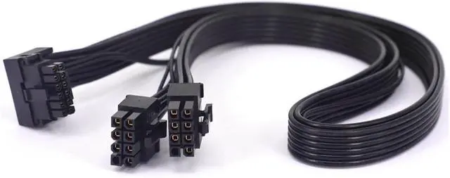 Alt view image 5 of 5 - XPG ATADA Modular Cable 600W 90 Degree PCIe 5.0 12VHPWR TY>pe 4 PSU Power Cable 2 8pin to 16pin ATX3.0 Suppport RTX3090Ti RTX4090