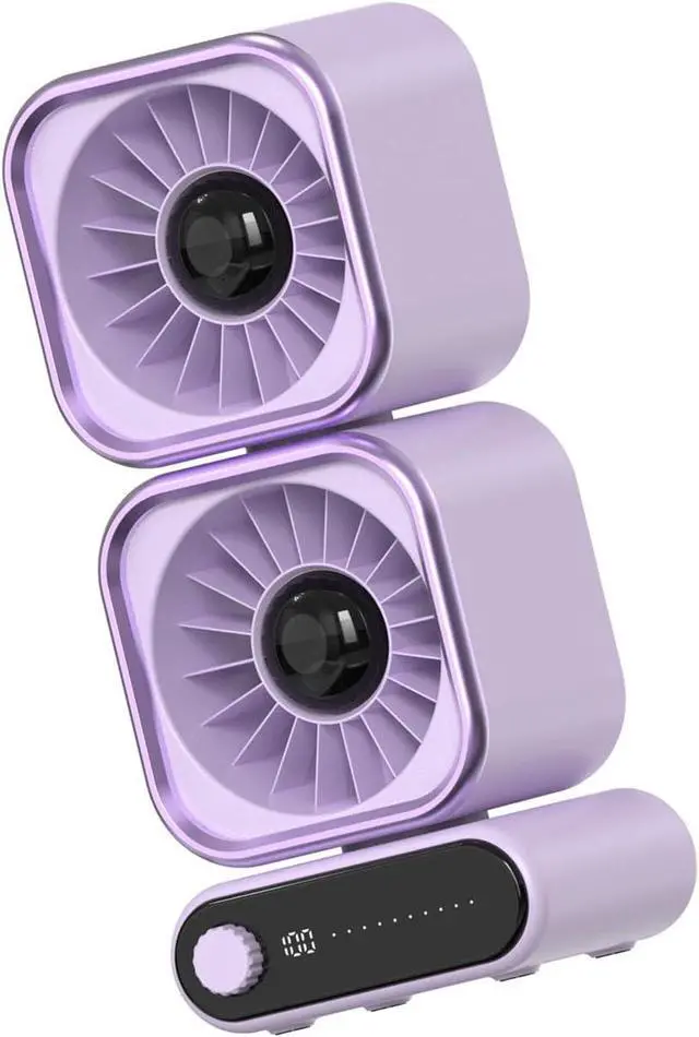 Main image of Head USB Desk Fan 4000mAh Battery 100 Adjustable Speeds Quiet Cooling for Home USB C Charging Fan