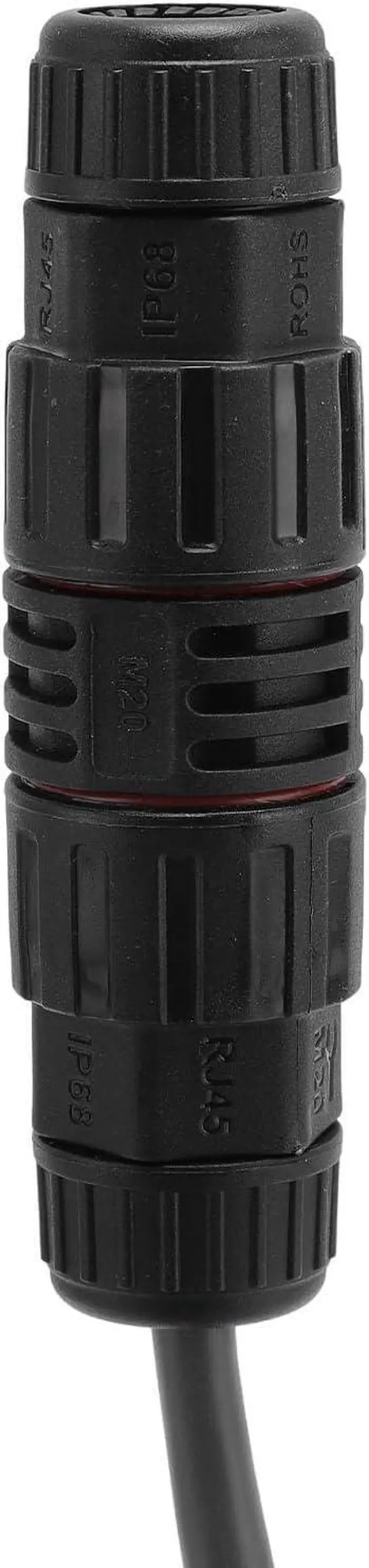 Alt view image 7 of 7 - 2 x SPX Connector to RJ45 Coupler Adapter for Gen 2, Rain Protection, Ethernet Cable Adapter without Additional Adapter or Tools, 3.3 Feet Female Connection