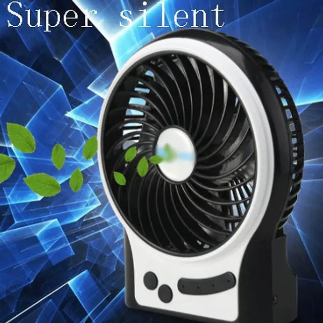 Alt view image 4 of 7 - Small Desk Fan,USB Mini Fan,Small but Powerful, Portable Quiet 3 Speeds Wind Desktop Fan,Home Bedroom Car School Cooling Fan Strong Airflow (Color : Green)