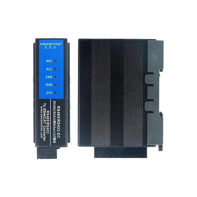Alt view image 2 of 6 - Din Rail RS485 RS422 to EtheCAT Modbus RTU Serial Server Module RS485/422 ETH Converter IOT Signal TCP Network RJ45