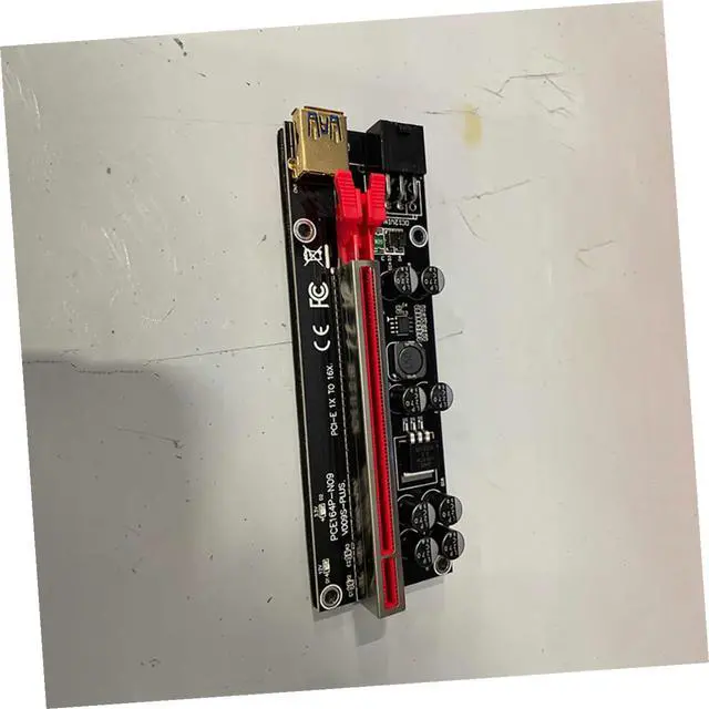 Alt view image 6 of 7 - Pci Express Extension Adapter 1x to 16x Riser Card Usb3.0 Graphics Card Cable High Reliability