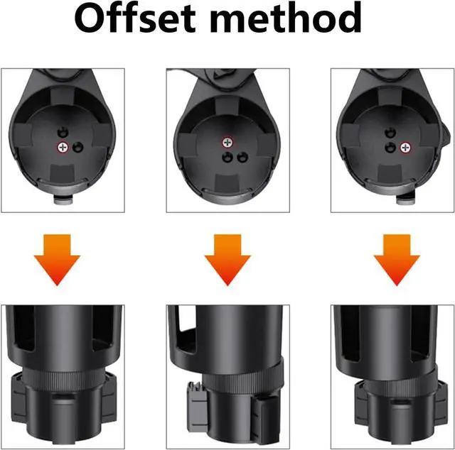 Alt view image 7 of 7 - Car Cooling Fan with Cup Holder Usb Charging, Car Cup Holder Usb Fan, with 3 Speed Setting 360 Degree Rotation and Adjustable Base for Suv Truck Cups Holders Cooler for Cars