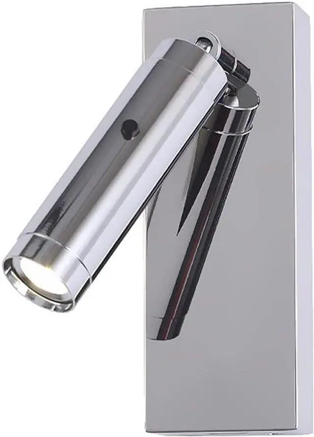 Main image of Rotatable LED Indoor Wall Light - Adjustable Reading Bracket Light with USB Charging for Mobile Phones