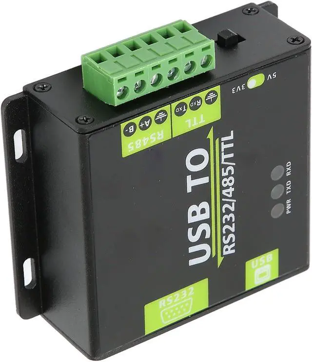 Alt view image 7 of 7 - USB to RS232/485/TTL Isolation Converter, Fast Communication Speed, Strong Anti Interference, Aluminum Alloy Shell, Industrial Optical Isolation for Stable Data Transmission