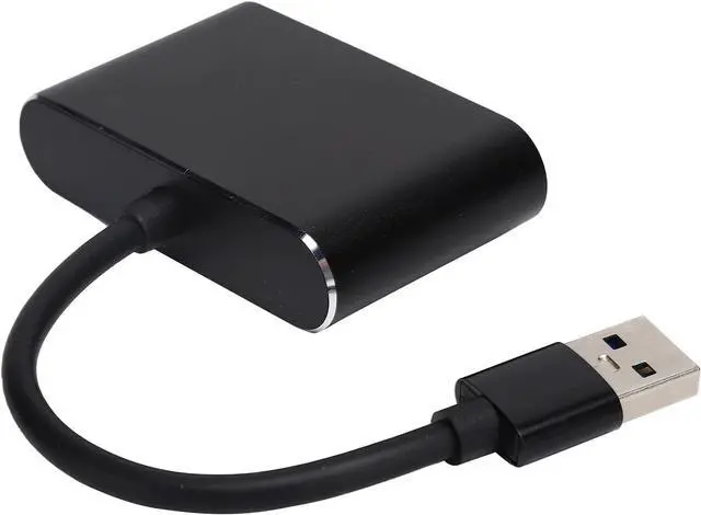 Alt view image 5 of 7 - USB3.0 to HDMIVGA 2 in 1 Adapter, HD Computer Converter Supporting 1080P Resolution, Synchronous Display, Super Speed Transfer for Systems, Easy Plug and Play