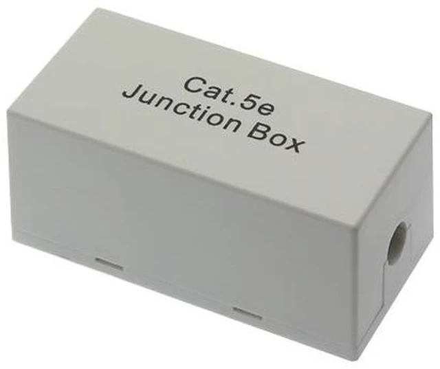 Main image of InstallerParts Cat.5E Junction Box, 110 Punch Down Type, 10-Pack, White