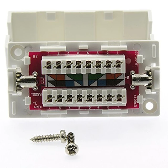 Alt view image 4 of 4 - InstallerParts Cat.5E Junction Box, 110 Punch Down Type, 10-Pack, White