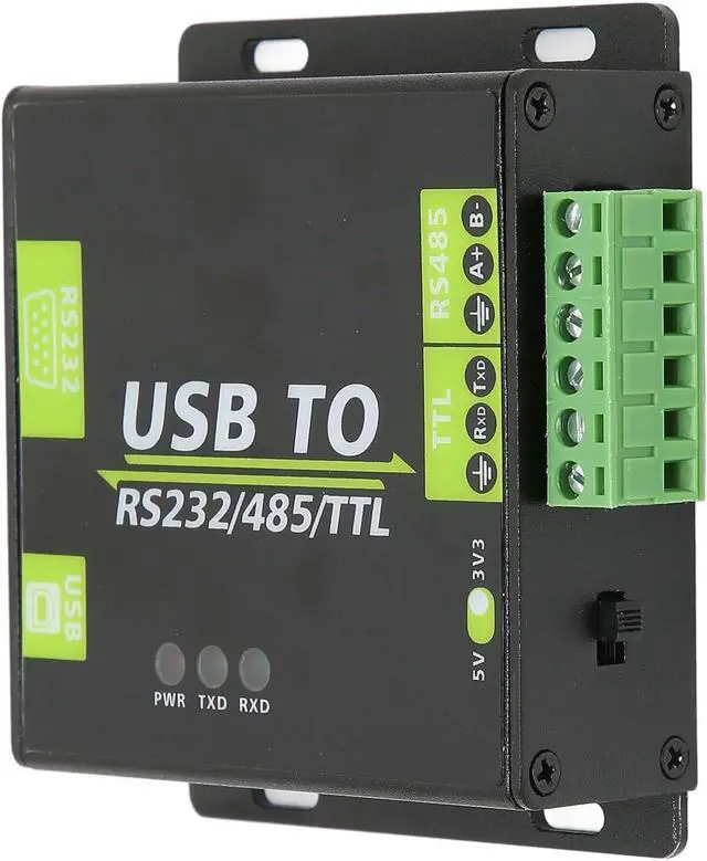 Alt view image 5 of 7 - USB to RS232/485/TTL Isolation Converter, Fast Communication Speed, Strong Anti Interference, Aluminum Alloy Shell, Industrial Optical Isolation for Stable Data Transmission