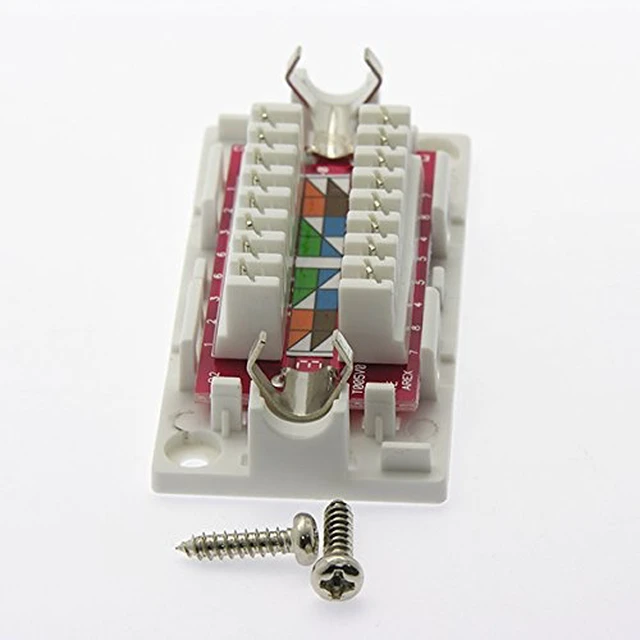 Alt view image 3 of 4 - InstallerParts Cat.5E Junction Box, 110 Punch Down Type, 10-Pack, White