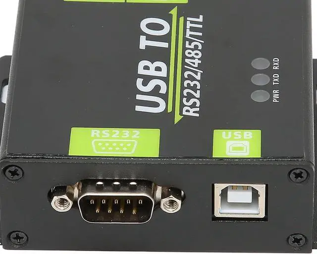 Alt view image 3 of 7 - USB to RS232/485/TTL Isolation Converter Fast Communication, Strong Anti Interference Adapter Module with Aluminum Alloy Shell