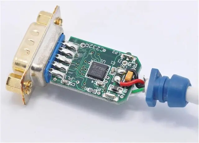 Alt view image 4 of 6 - F/;TD/;1 USB to RS232 Male DB9 Cable Serial COM Port Adapter Chip F/;TD/;1 USB R232 Converter Cable Windows 11/10/ 8.1 8 7 Vista XP(1M)