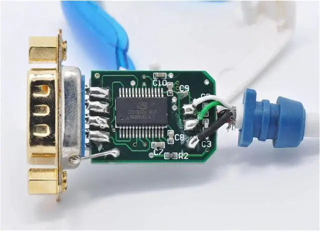 Alt view image 5 of 6 - F/;TD/;1 USB to RS232 Male DB9 Cable Serial COM Port Adapter Chip F/;TD/;1 USB R232 Converter Cable Windows 11/10/ 8.1 8 7 Vista XP(1M)