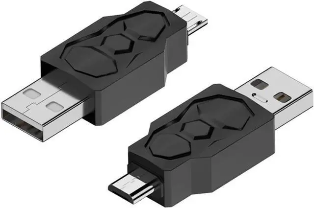 Main image of USB Adapter Converter - 1-10PCS USB to Micro/Mini/Type-C Male to Female Charging & Data Sync Adaptor for Phones, Tablets, Cameras(USB to Micro Male,1 PCS)