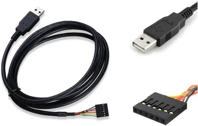 Alt view image 2 of 5 - TTL-232R-3V3 USB to TTL Serial Cable Adapter F/;TD/;1 Chipset FT232 USB to 3.3v 5v TTL UART Serial RS232 Download Cable(TTL 5V)