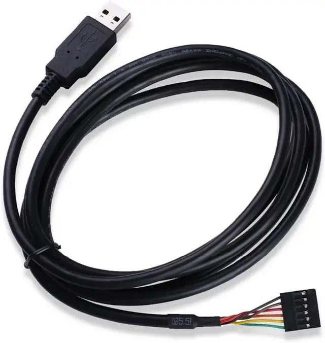 Alt view image 4 of 5 - TTL-232R-3V3 USB to TTL Serial Cable Adapter F/;TD/;1 Chipset FT232 USB to 3.3v 5v TTL UART Serial RS232 Download Cable(TTL 5V)