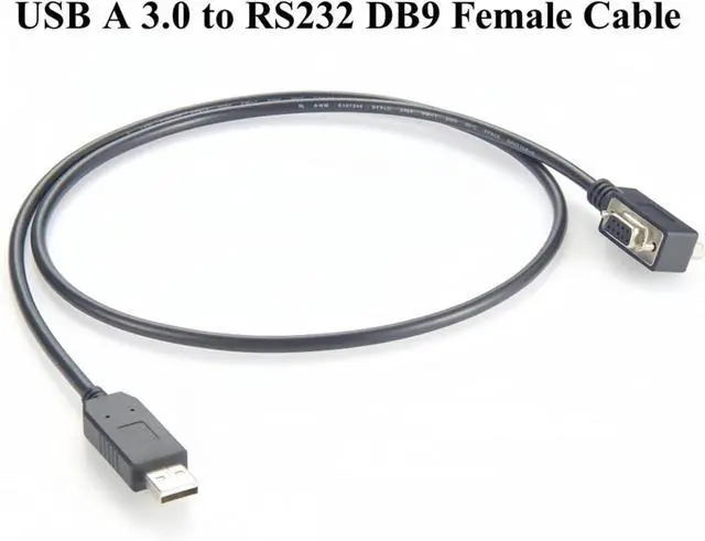 Alt view image 3 of 6 - USB A 3.0 to RS232 Serial Adapter with FT232 Chipset USB Male to RS232 DB9 Female Converter Cable Compatible with The 11,10, 8, 7