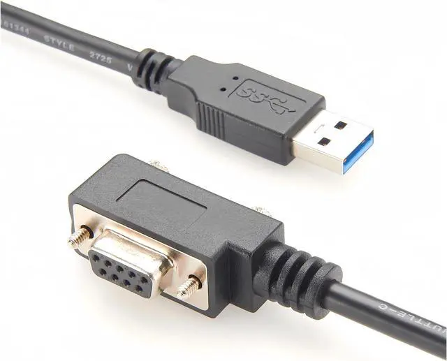 Alt view image 6 of 6 - USB A 3.0 to RS232 Serial Adapter with FT232 Chipset USB Male to RS232 DB9 Female Converter Cable Compatible with The 11,10, 8, 7