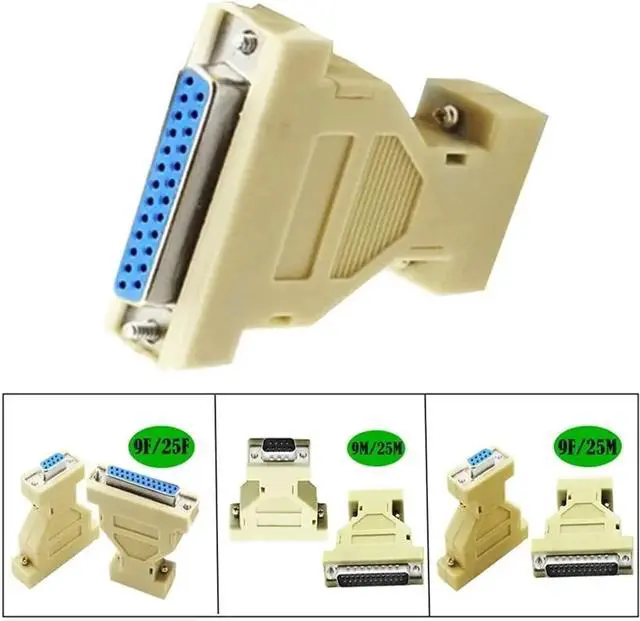 Alt view image 2 of 4 - DB25 to DB9 Conversion Head DB9 Female DB25 Male/25P Female 9P Male RS232 Connector Serial 9P Female 25P Female(9P F-25P F 50PCS)