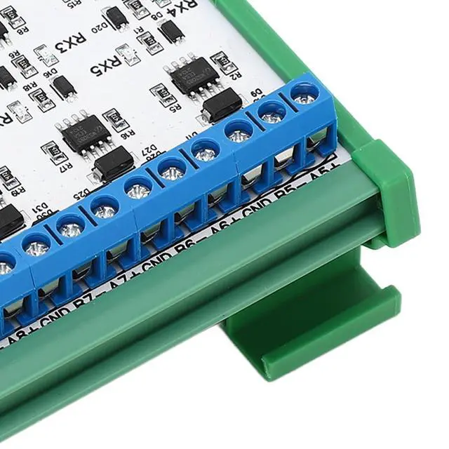 Alt view image 5 of 7 - RJ45 to 8 RS485 Hub Converter with Overvoltage Protection, Adjustable Baud Rate, DC7-30V for Security Monitoring & Home Automation (with Housing)