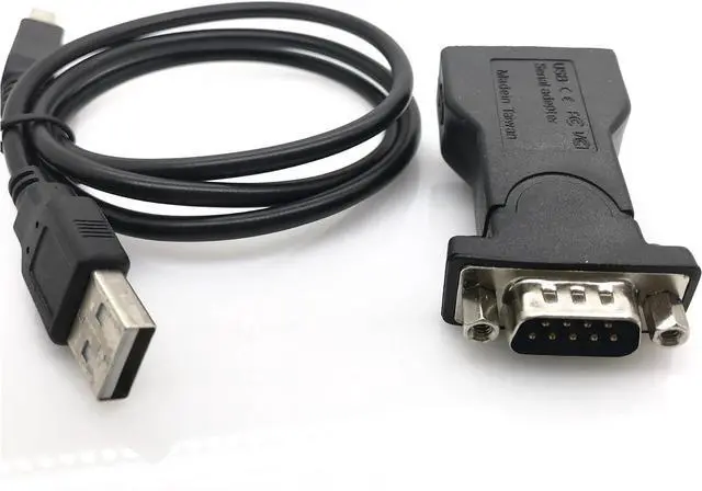 Main image of USB to RS232 Serial Port Adapter Connector 9-Pin DB9 Serial COM Port Adapter Converter Cable