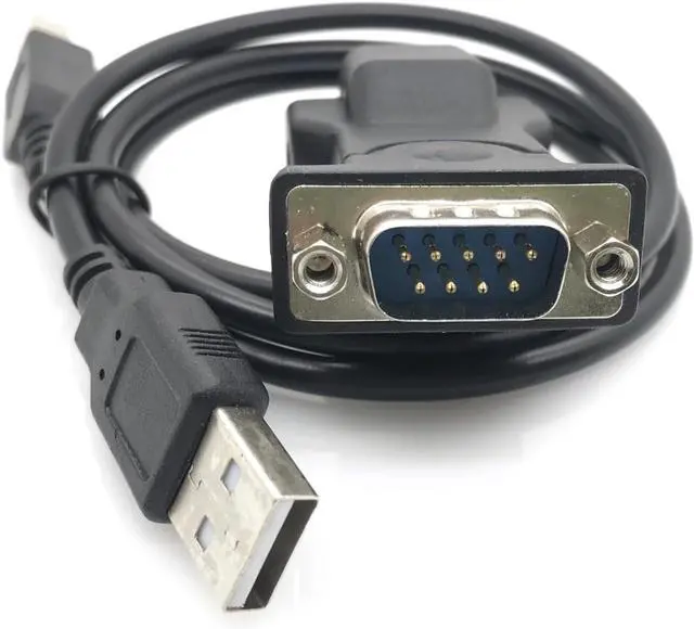 Alt view image 5 of 6 - USB to RS232 Serial Port Adapter Connector 9-Pin DB9 Serial COM Port Adapter Converter Cable