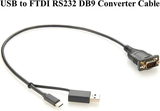 Alt view image 3 of 5 - USB to RS232 Serial Adapter with FT232 Chipset USB to RS232 DB9 Male Converter Cable Compatible with The Windows 11,10, 8, 7, Vista, XP
