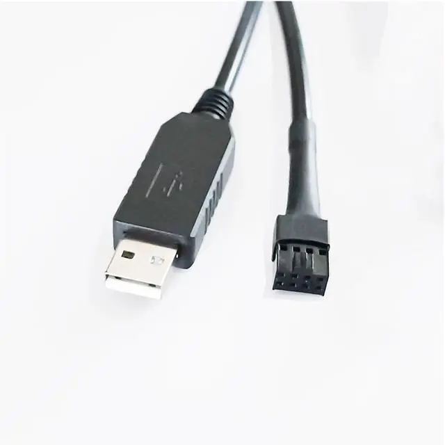 Alt view image 6 of 6 - Cable for Brother Machine KH920 KH930 KH940 KH950I with Genuine F&T>D*I FT232R CHIP TTL-232R-5V USBtoSerial Converter KABLE(5.0M)