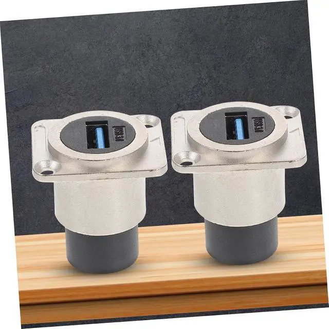Alt view image 3 of 7 - KICHOUSE 5sets USB Front Panel Adapter USB 3.0 Bulkhead Connector Pass Through Design 2pcs*5