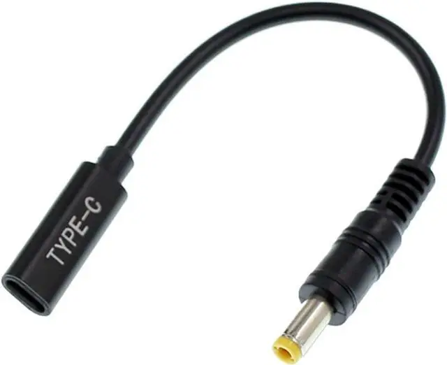 Main image of 1pcs USB 3.1 Type C USB Female to DC 5.5 * 2.5 mm 5.5 * 2.5 Male Power Charger Adapter Connector Adaptor