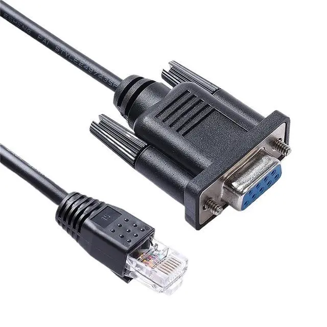 Alt view image 2 of 4 - 9 Pin D-Sub DB9 Female to RJ45 8P8C RS232 Serial Communication Cable for Connecting LS-7000 Series to PC/PLC(1.8M)